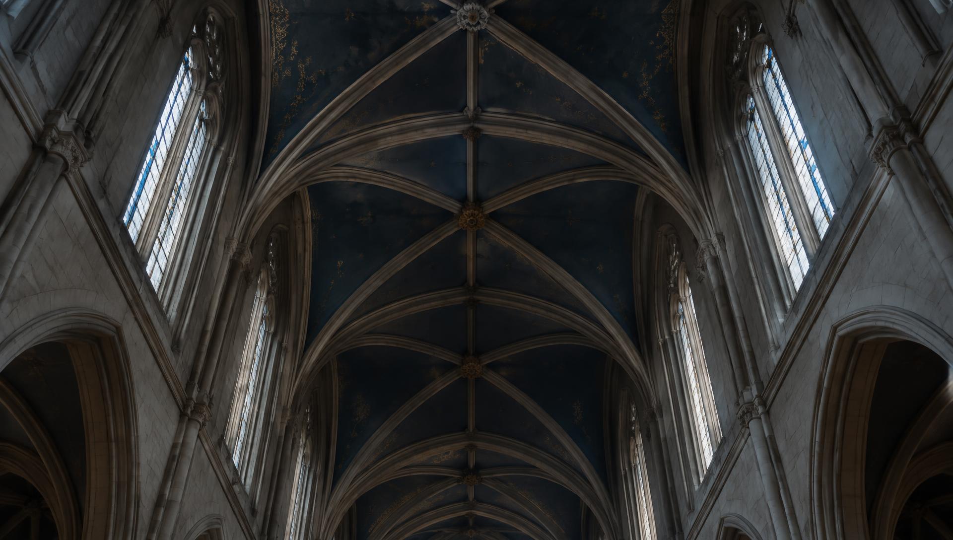 Vaulted chapel ceiling